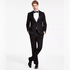 Men's Slim-Fit Ready Flex Tuxedo Suit (and tuxedo shirt)